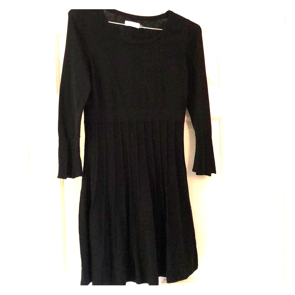 Calvin Klein black sweater dress